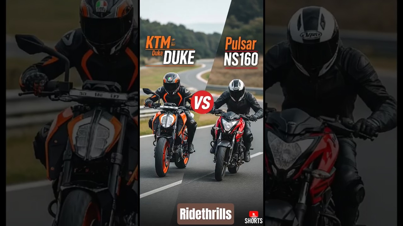new Ktm Duke 160 Vs Bajaj Pulsar NS 160 Comparison specs