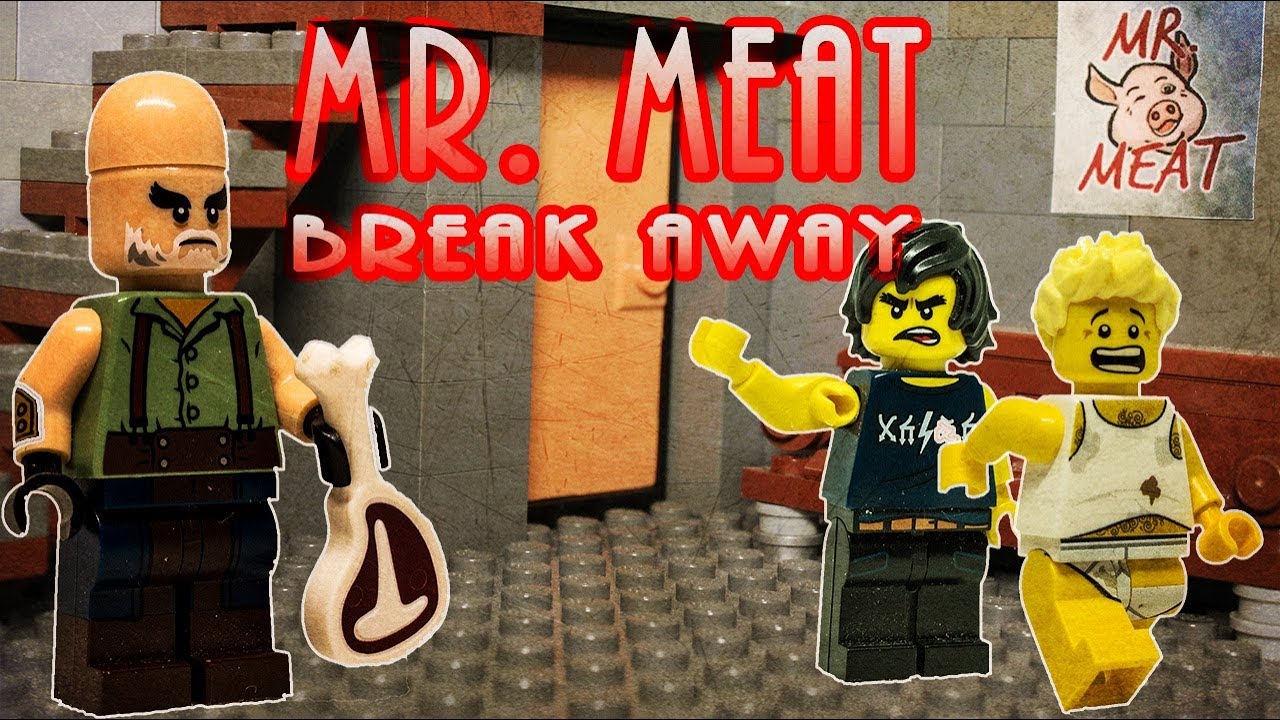 LEGO мультфильм Мистер Мит: Побег / Mr. Meat stop motion horror game