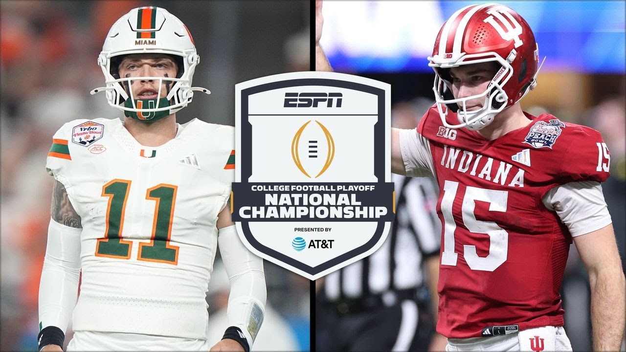 NCAAF 2025 || CFP National Championship || (#10) Miami Hurricanes vs. (#1) Indiana Hoosiers ||