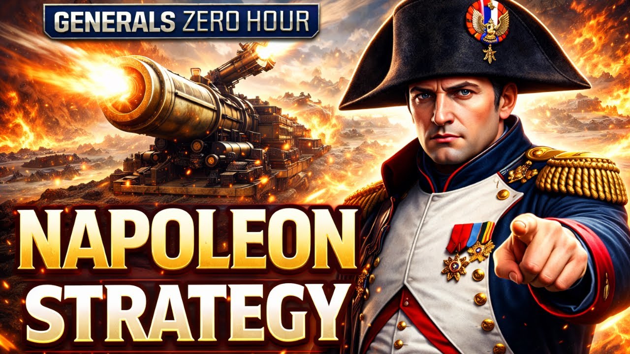 Command & Conquer: Generals–Zero Hour. Playing using Napoleon Bonaparte strategies and tactics.