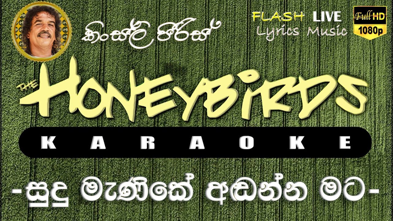 Sudu Manike Adanna Mata Karaoke (Without Voice) සුදු මැණිකේ අඬන්න මට කැරෝකේ