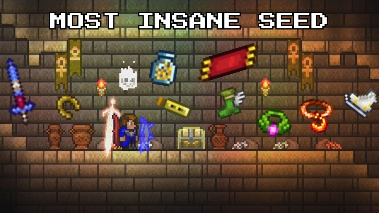 Most Insane Terraria Seed With Great Loot