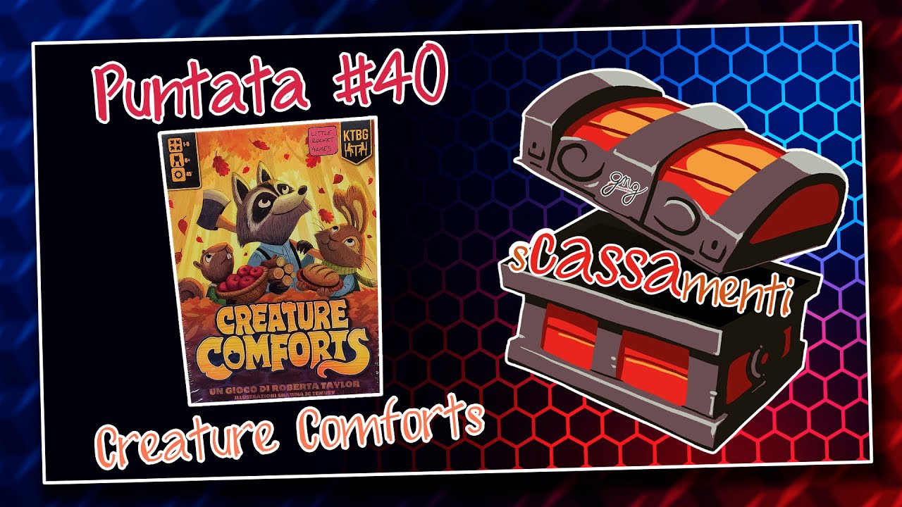 #sCASSAmenti - #Puntata 40 :: #CreatureComforts #KickstarterEdition :: #GiochiNGiroProject (ITA)