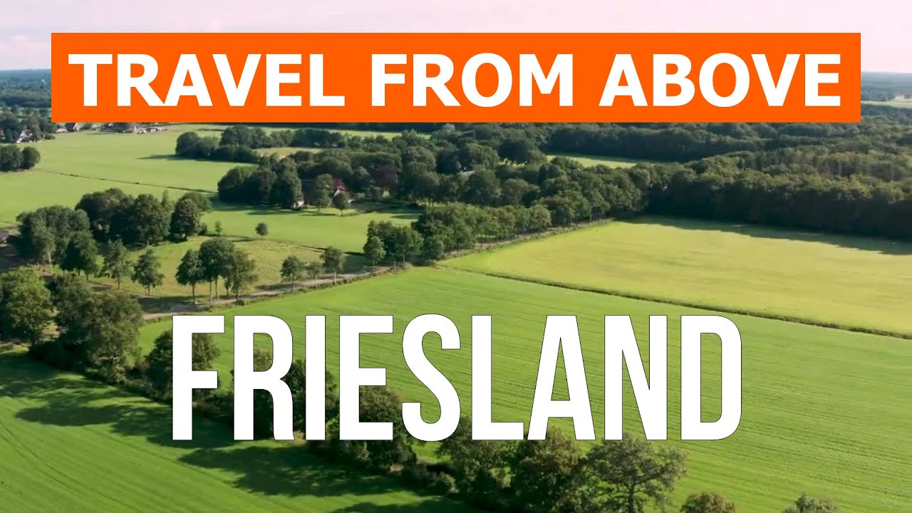 Friesland from above | Drone video in 4k | Netherlands, Friesland province from the air
