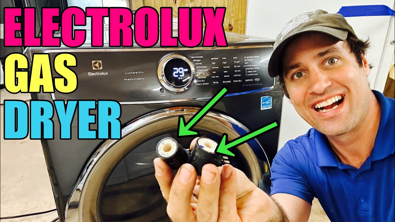 Почему эта газовая сушилка Electrolux не нагревается | Хорошо нагревается | Быстрая замена газово...