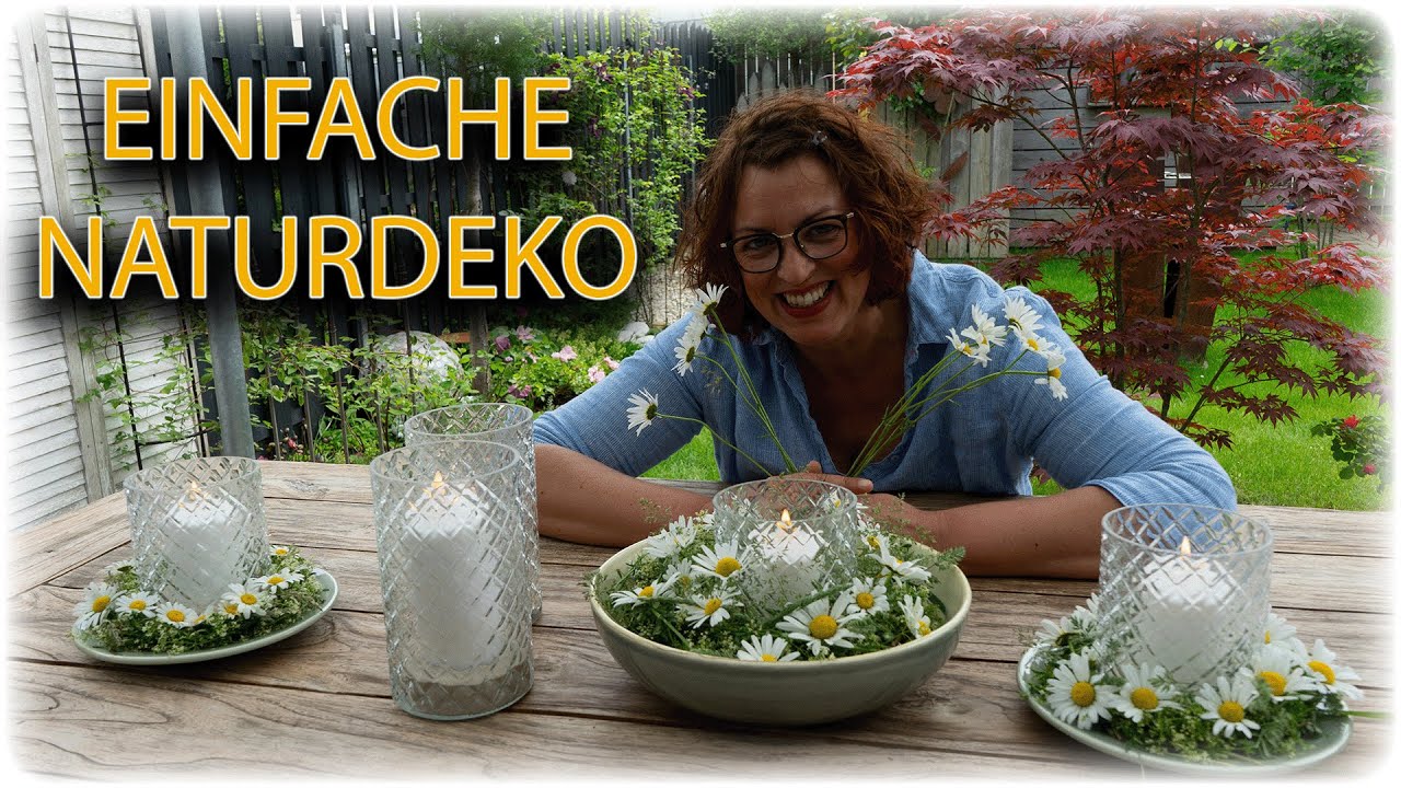 ERFRISCHEND - EINFACH - SCHNELL🌿GÜNSTIGE NATURDEKO MIT WENIG AUFWAND
