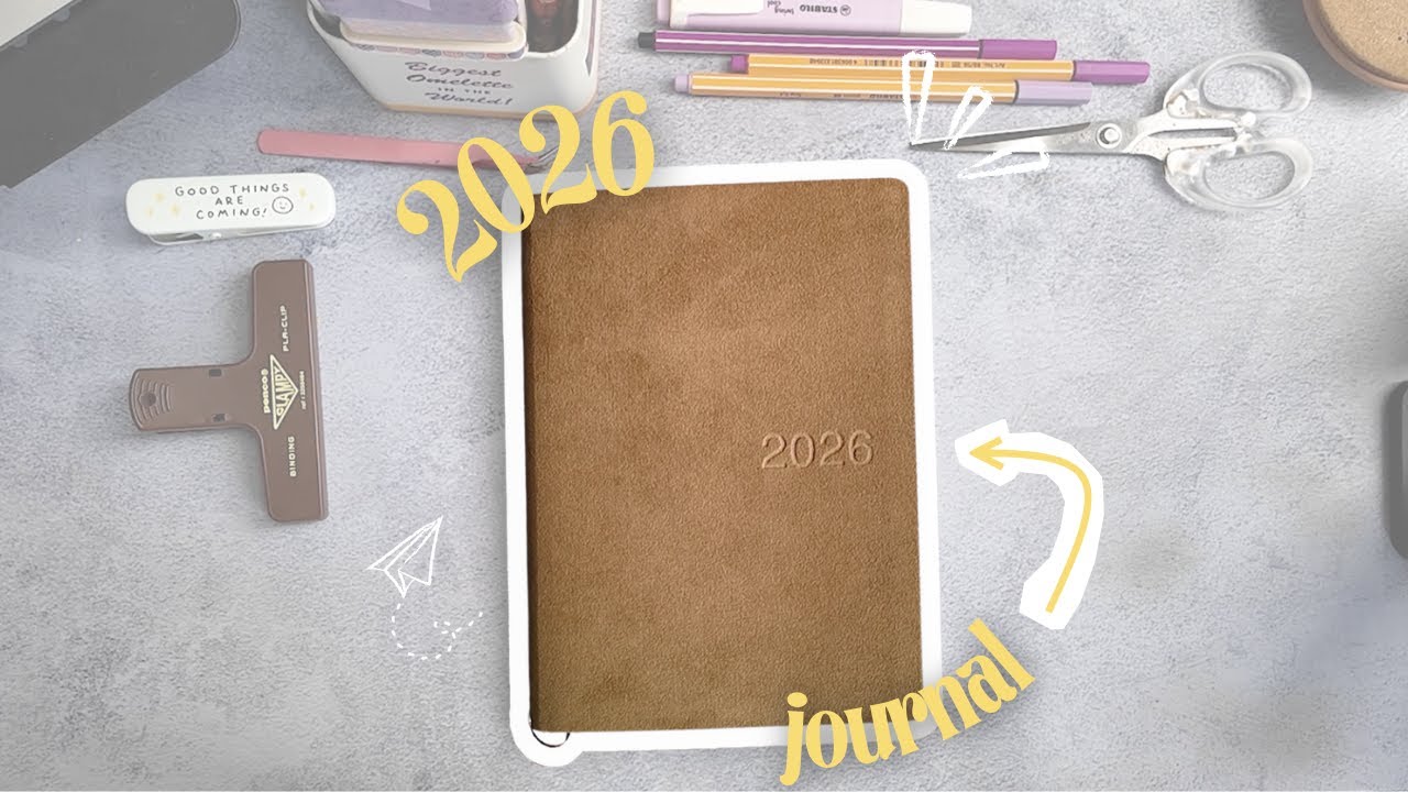 Setting up my 2026 journal