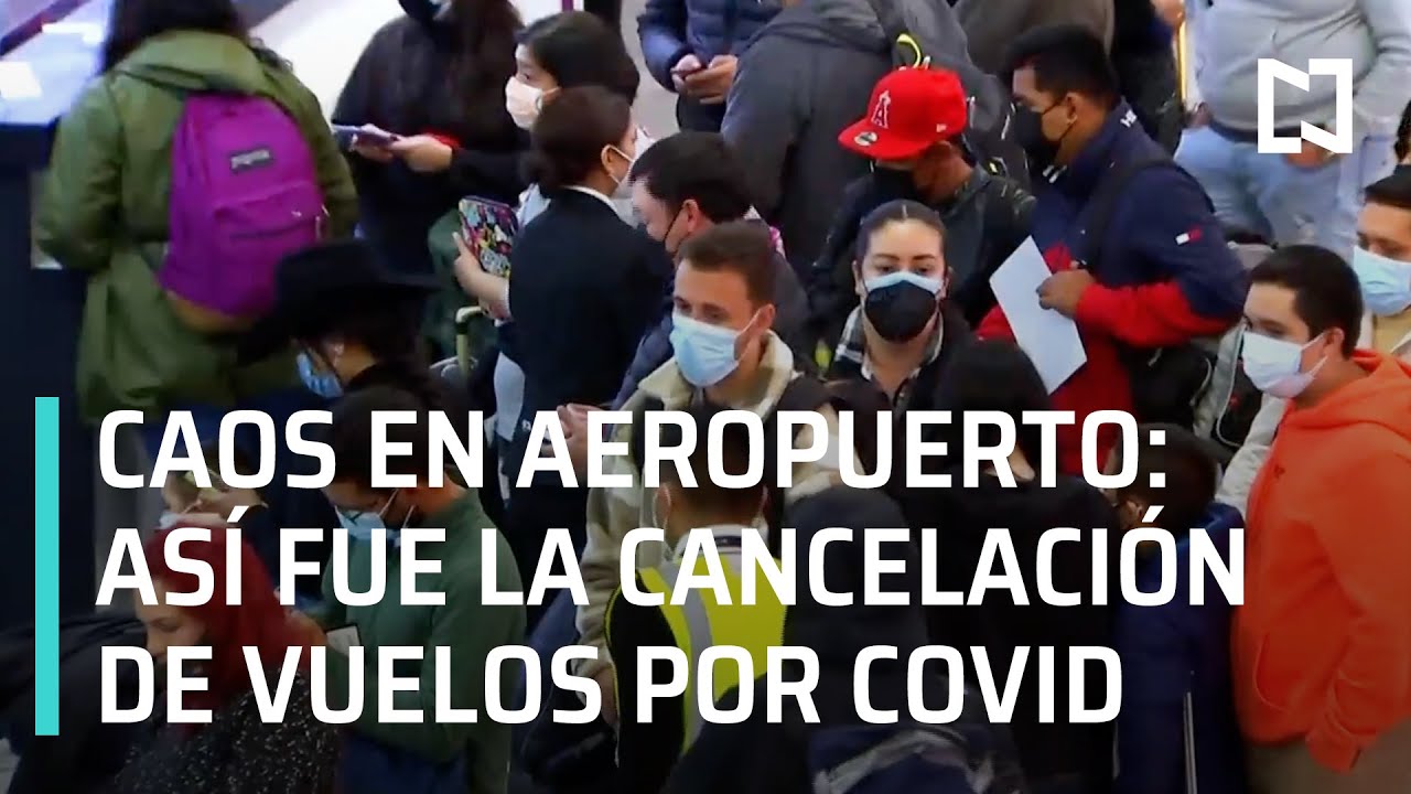 Cancelan vuelos en el aeropuerto de la CDMX por contagios de Covid-19 - En Punto