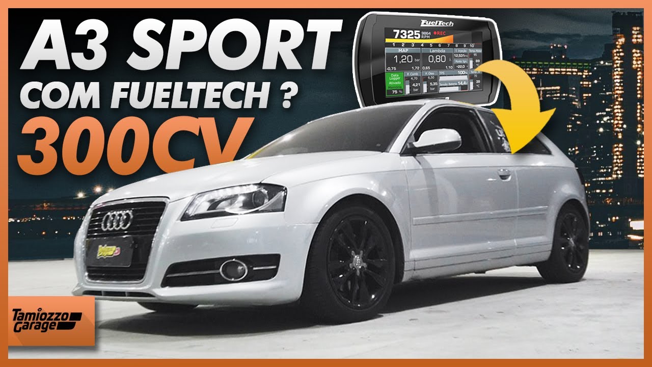 AUDI A3 - AUDI A3 SPORT STAGE 2 COM +300CV DO RAMON COM FUELTECH INSTALADA? INSANO DEMAIS!