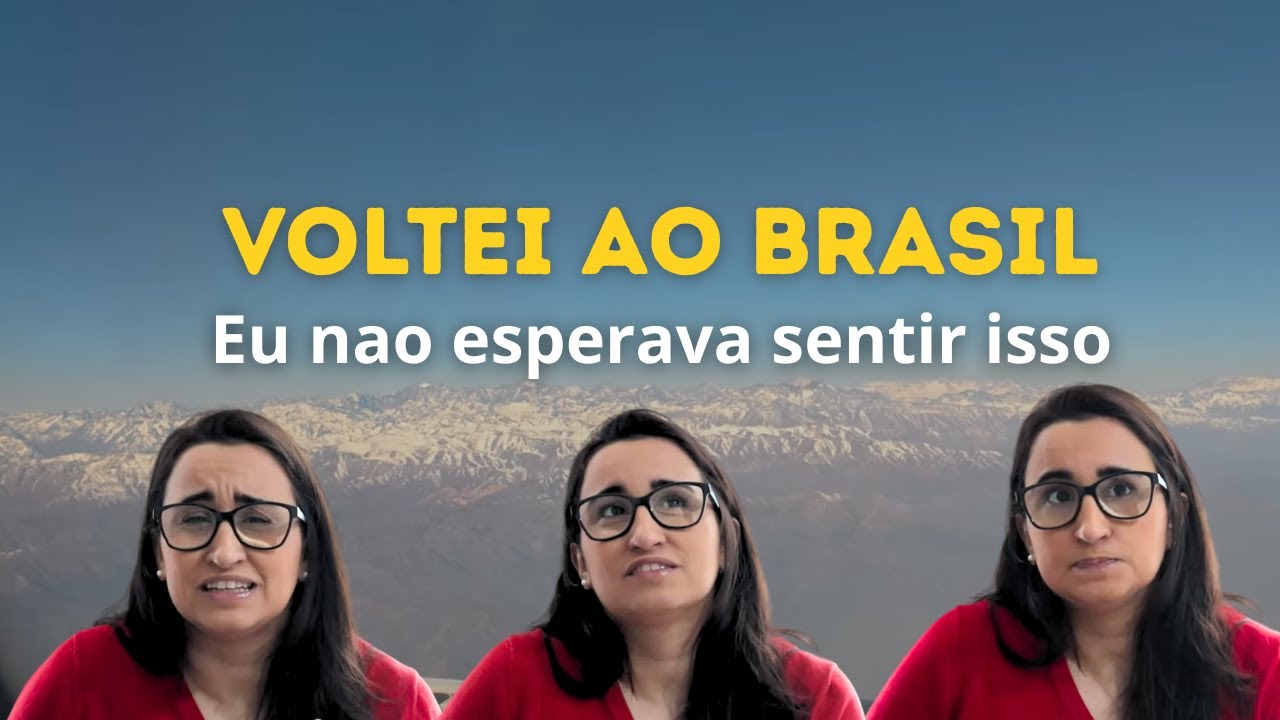 Foi inevitável sentir isso depois de tanto tempo fora