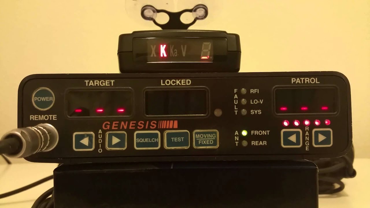 Whister XTR 335 Against Decatur Genesis I Radar Unit K-Band