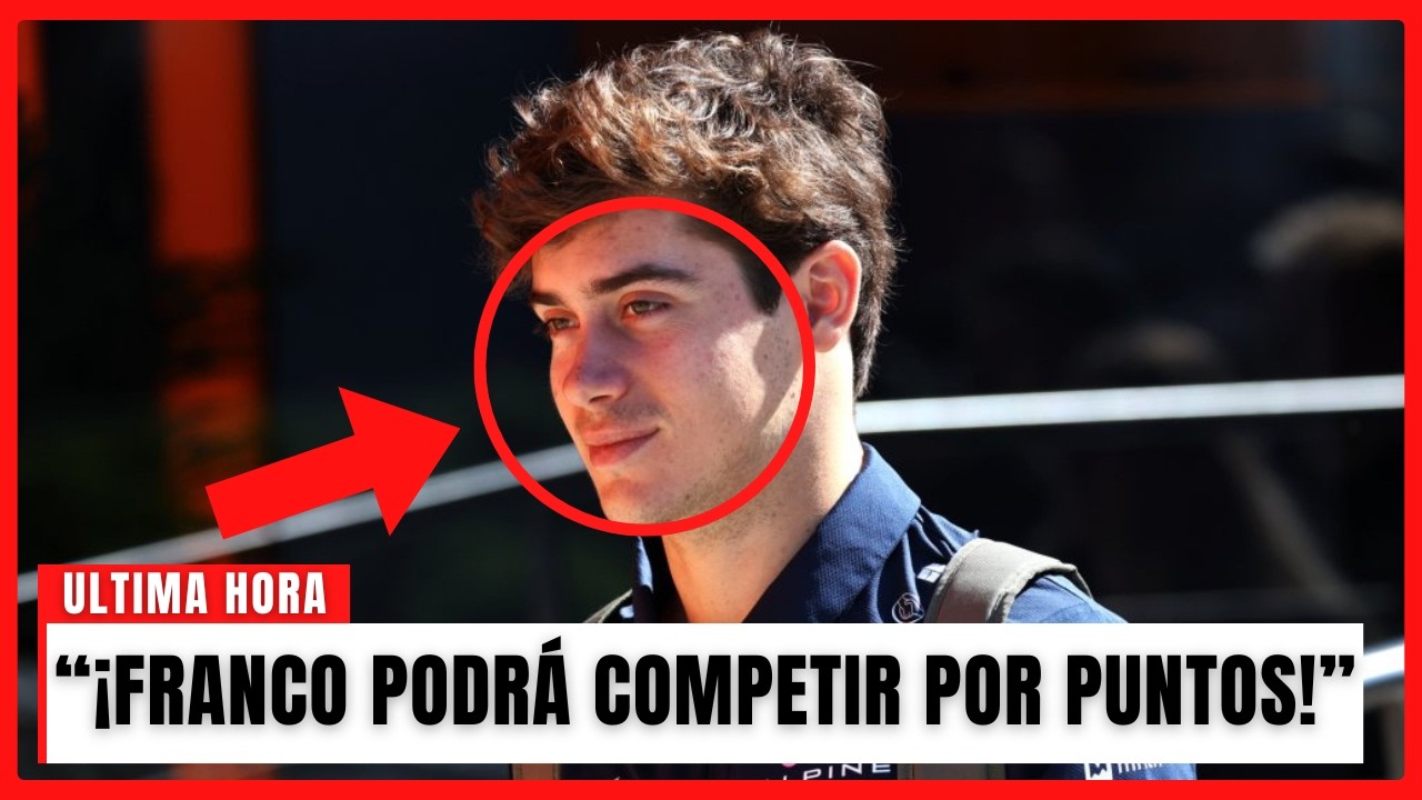 ¡COLAPINTO MÁS FELIZ QUE NUNCA CON SU NUEVO COCHE EN LA F1!