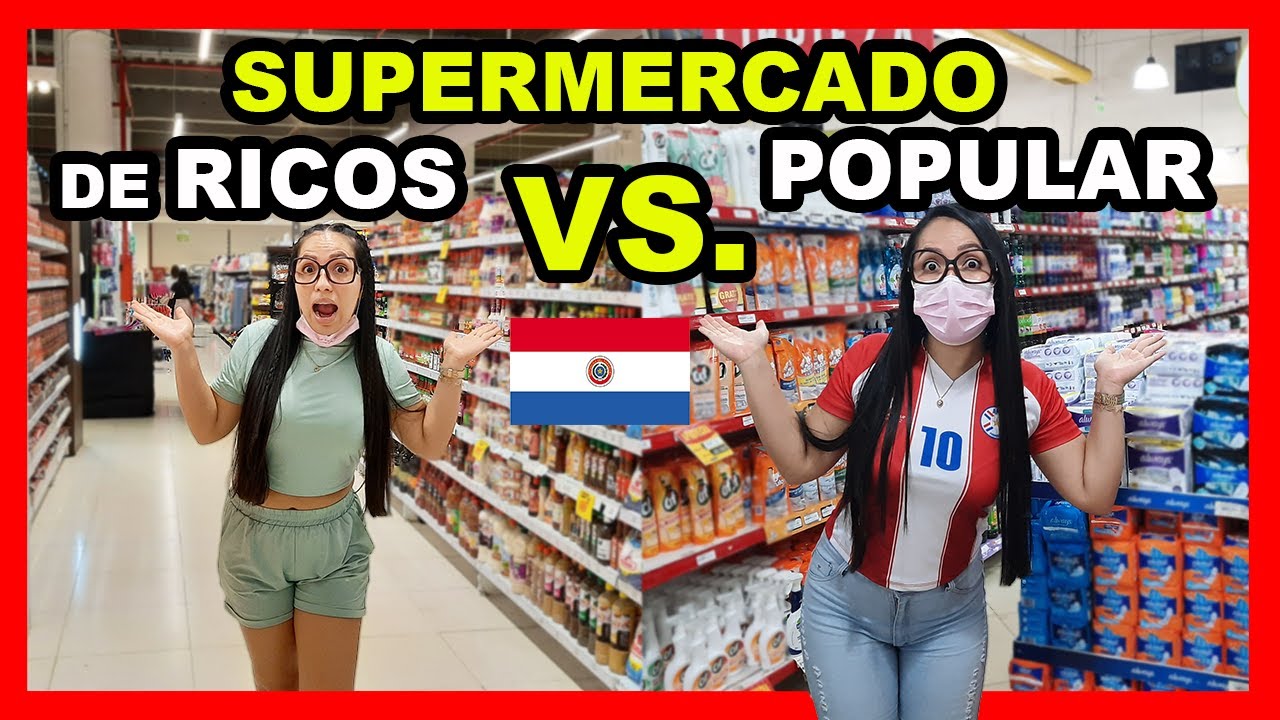 ASÍ es un SUPERMERCADO en PARAGUAY🇵🇾 | LUJOSO vs. ECONÓMICO 🤑 | MARIBELLA SOY