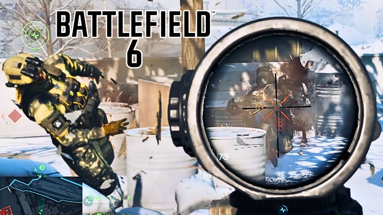 34 KILL? KTS100 MK8 - Battlefield 6 Conquest Multiplayer Gameplay (No Commentary)