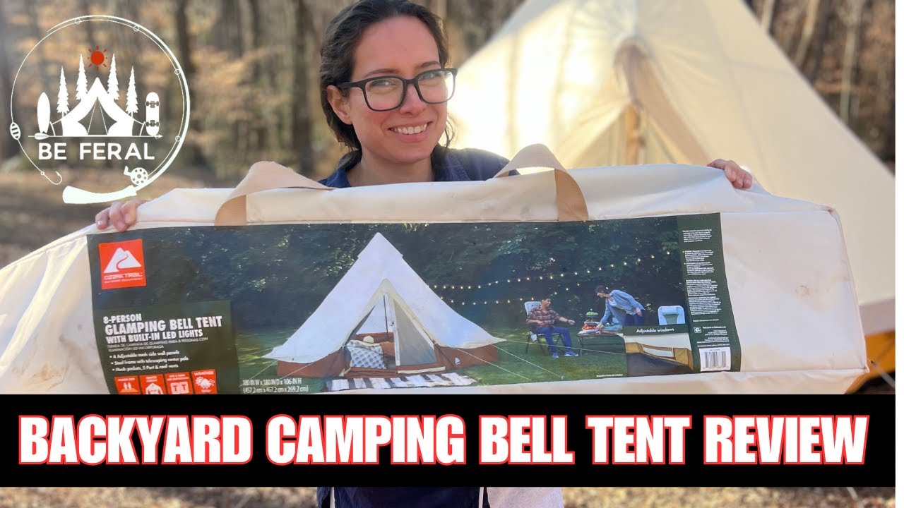 Ozark Trail Bell Tent Review: BACKYARD Camping Like a Pro