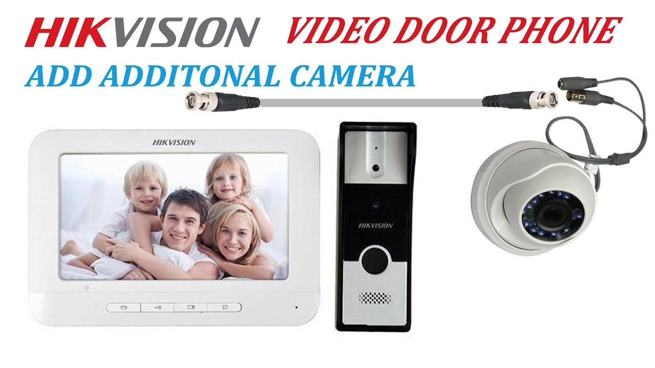 Hikvision Analog Video Door phone connect Analog HD Camera & View on Indoor Station screen