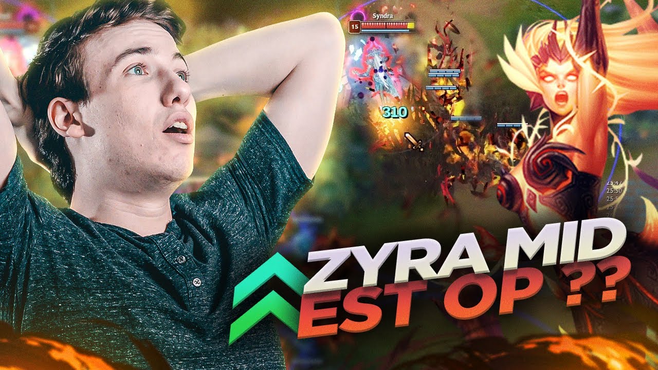 JE M'AMUSE SUR LEAGUE OF LEGENDS - Zyra Mid !!