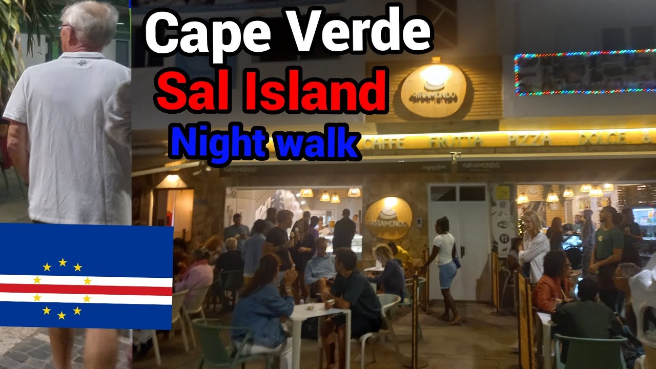 Night walk in Sal Island 🏝 Cape Verde. Santa Maria is the best island for you on ur next vacation