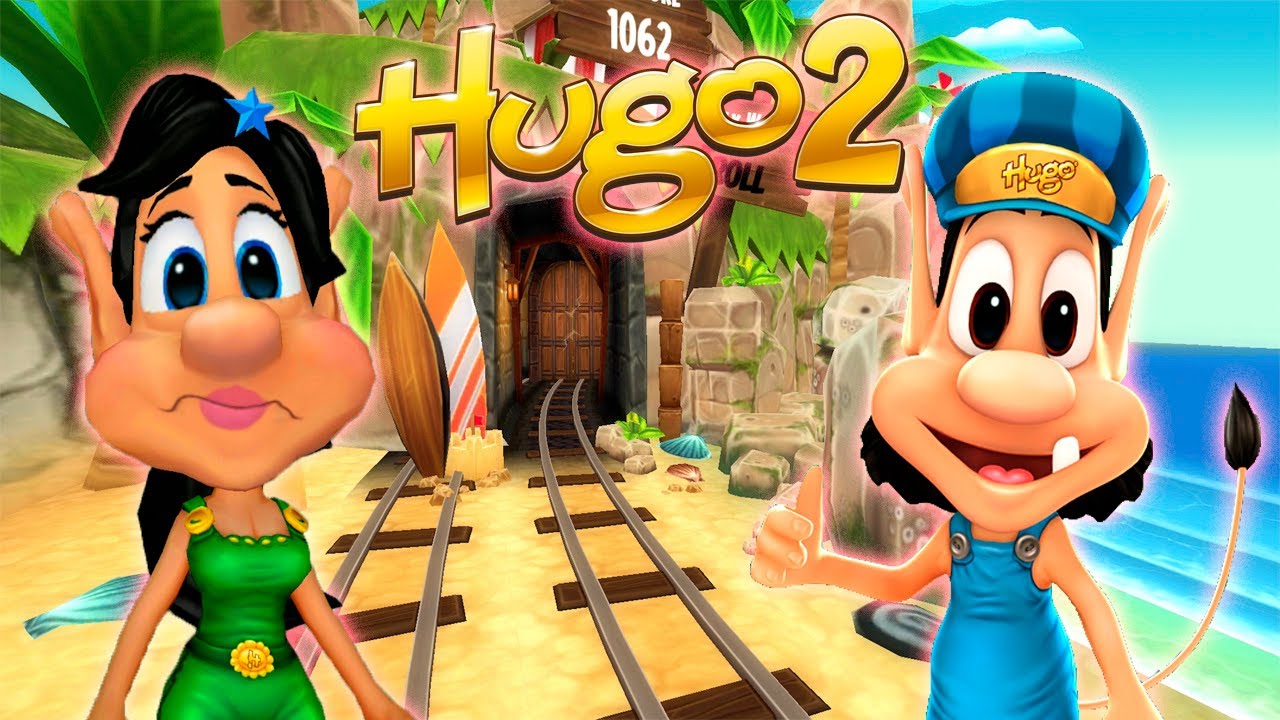 Big Update - Hugo Troll Race 2 - Funny video Game for Kids