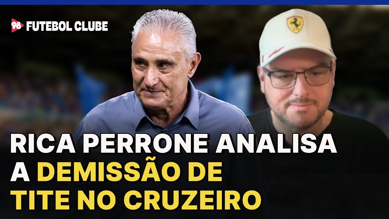 Tite fora do Cruzeiro; Rica Perrone fala sobre o que ele acha da queda do treinador