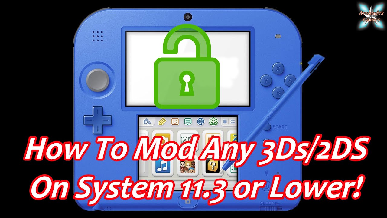 How To Mod Any 3DS/2DS System on Firmware 11.3 Or Lower With Soundhax!