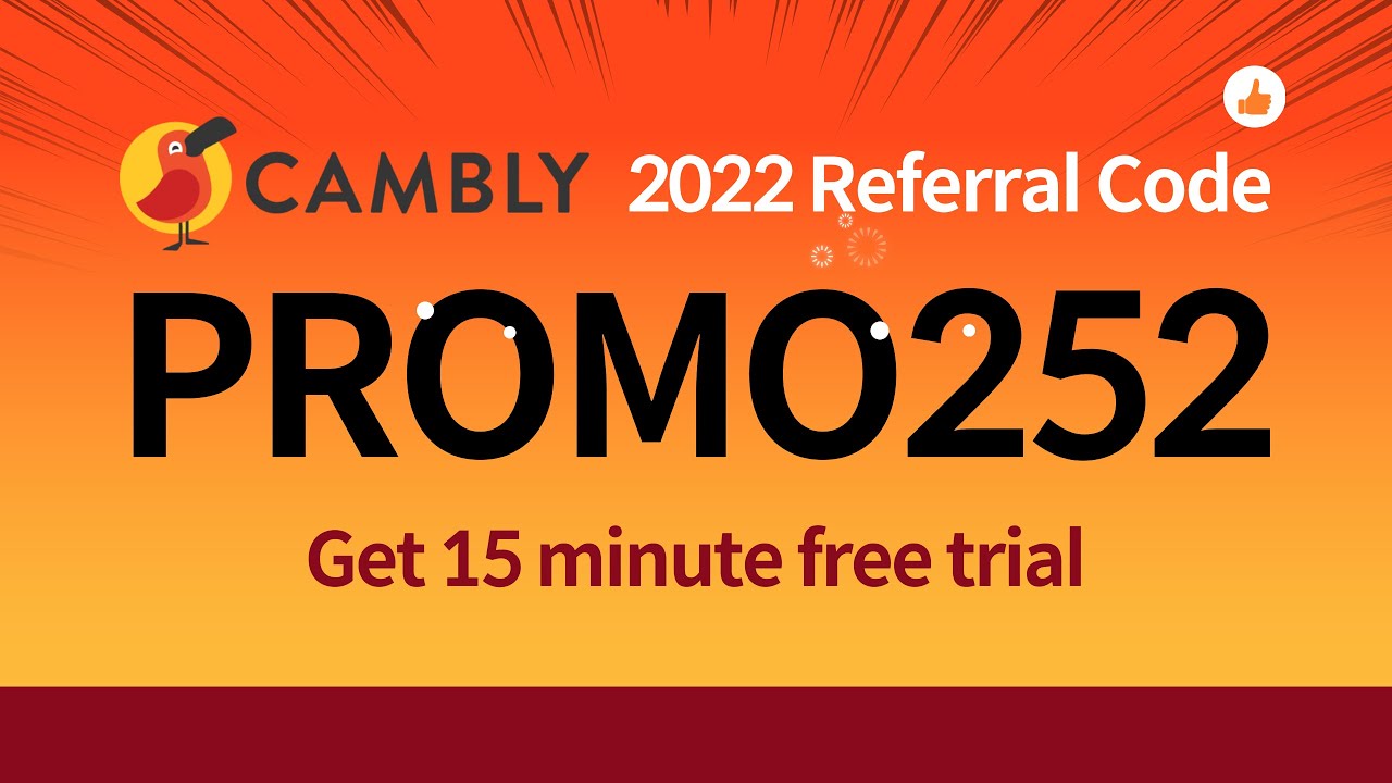 Cambly Free Trial Referral Code 2022