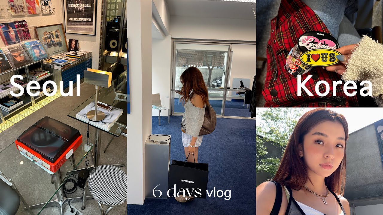 【Vlog】6days Korea vlog 🇰🇷 | 仕事して食べて買い物して食べた6日間