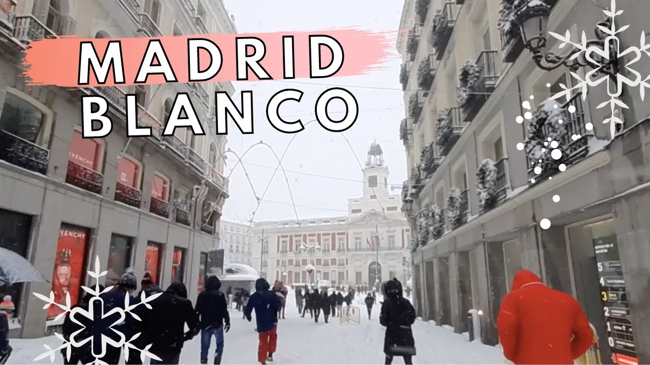 No esperaba esto hoy... | ¡Nieve en Madrid 2021!