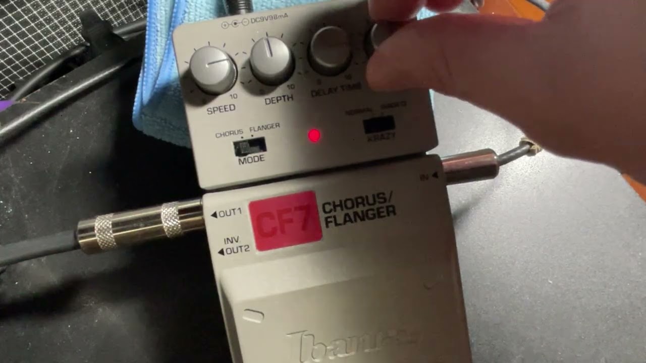 💎🤖★ IBANEZ CF7 CHORUS/FLANGER (CHORUS)