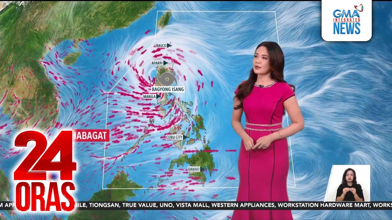 Bagyong Isang, tinatawid ang kalupaan ng Northern Luzon; Signal No. 1 nakataas sa ilang probinsya