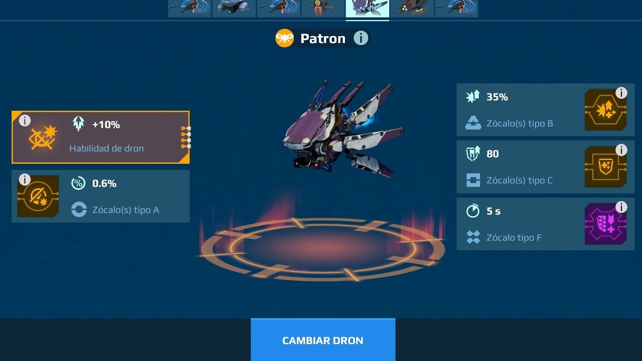 NEW drone PATRON War Robots Gameplay WR