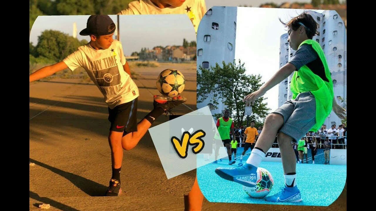 MEHDI AMRY FREESTYLE VS RAYANE BOUNIDA FOOTBALL 2019