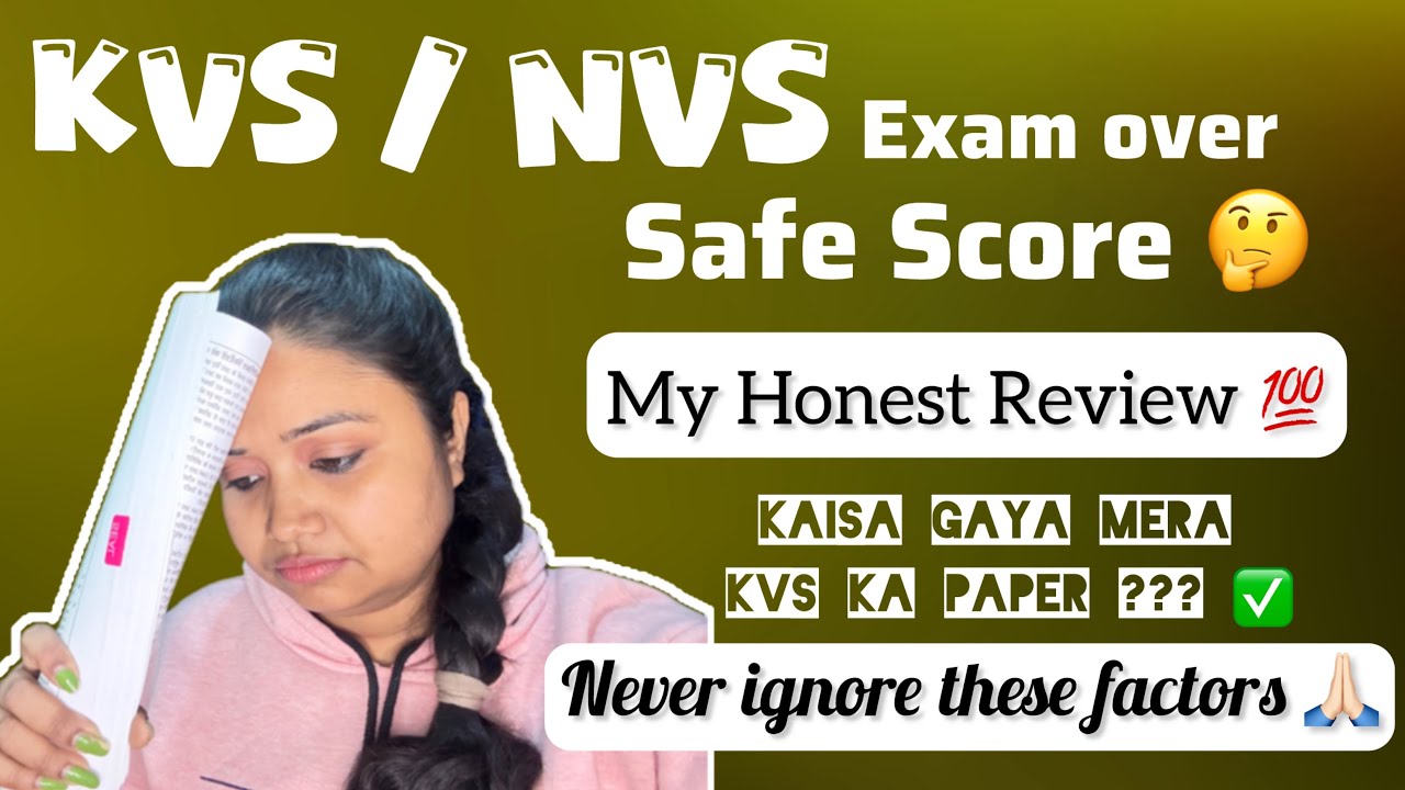 KVS NVS exam me kam marks aaya hai ?? Don’t lose hope 🤞Cut-off kam hoga 🎯 #kvs #kvsprt #review 