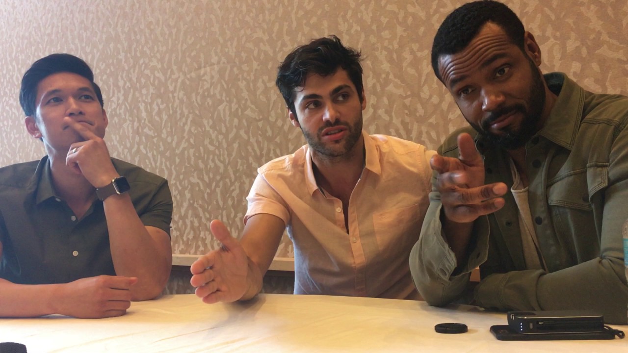 Shadowhunters: SDCC 2017 Matthew Daddario, Harry Shum Jr., and Isaiah Mustafa