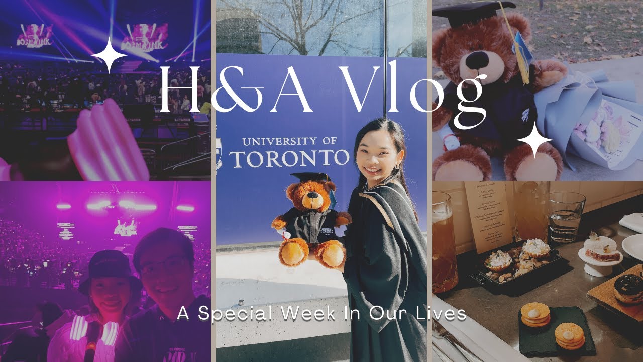H&A Vlog | BLACKPINK Concert Experience🖤💗 | Amanda’s Graduation🎓