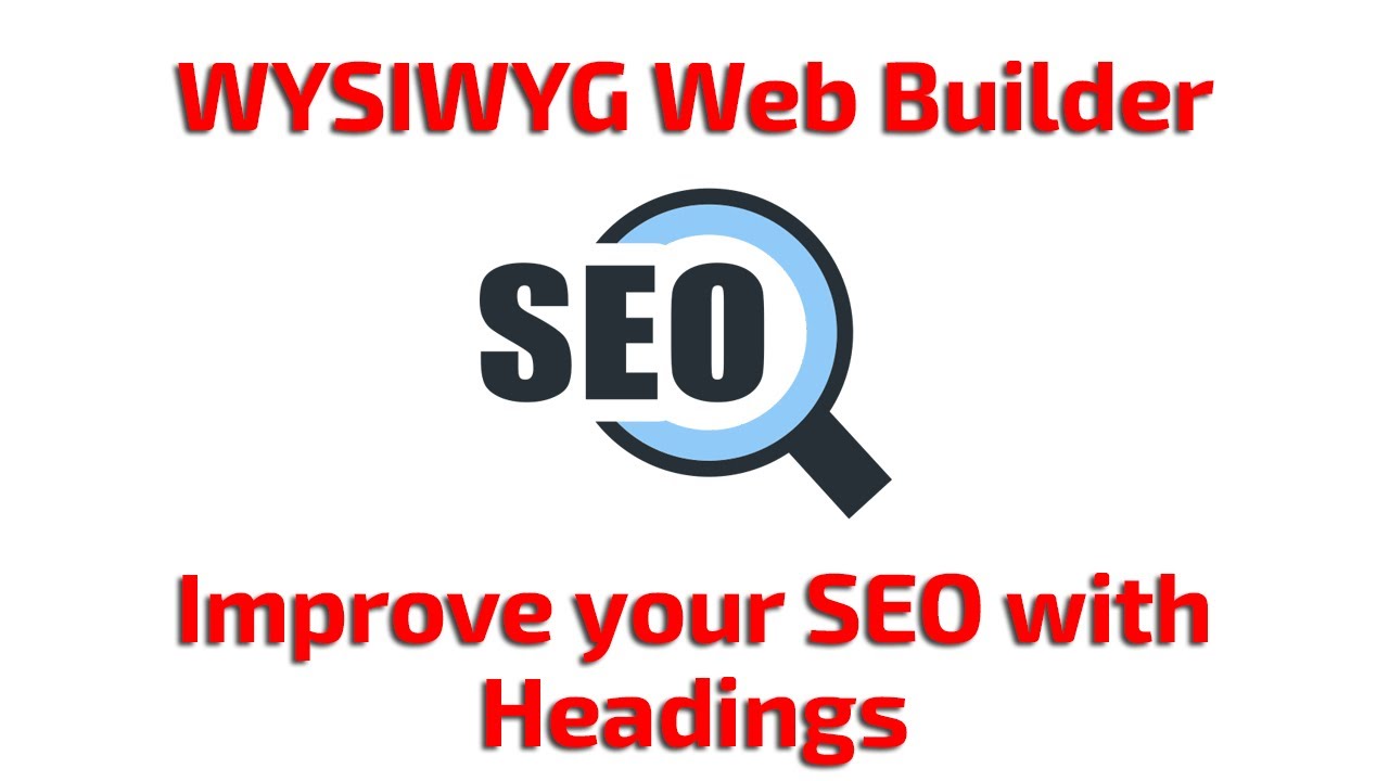 How to Improve your SEO - WYSIWYG Web Builder - (Spanish)