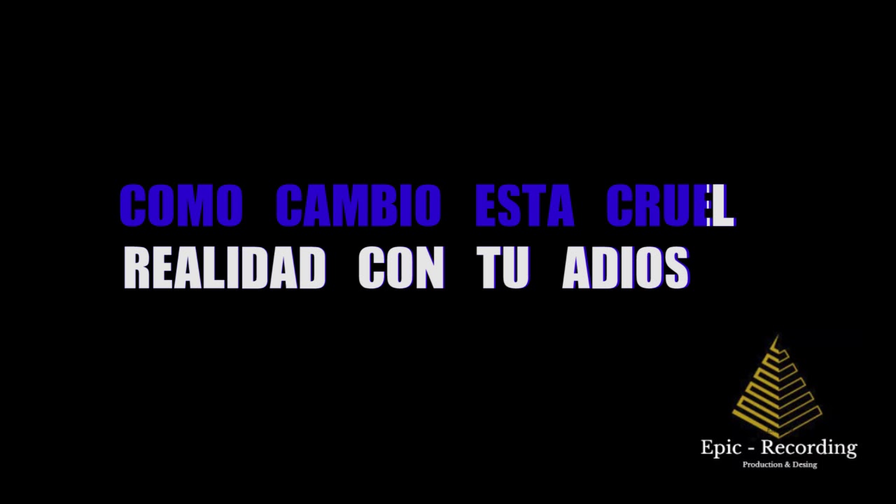 Reik - Ciego - Karaoke