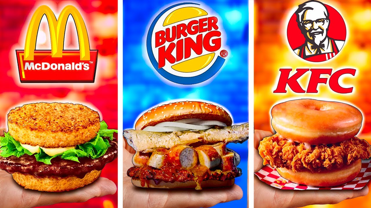 ПОВТОРИЛ САМЫЕ РЕДКИЕ БУРГЕРЫ В МИРЕ ИЗ McDonald&rsquo;s / Burger King / KFC 2