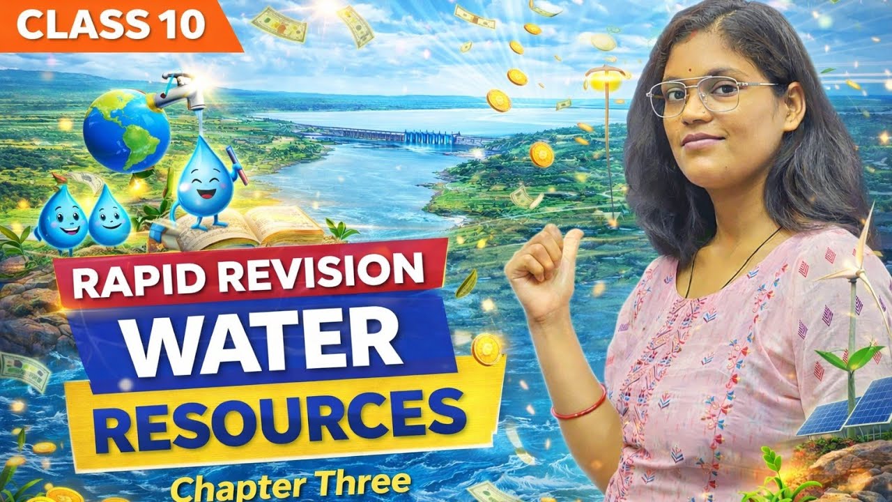 Water resources | one shot | GEOGRAPHY | chapter-3 #study #geography #class-10 #cbse #foryou 