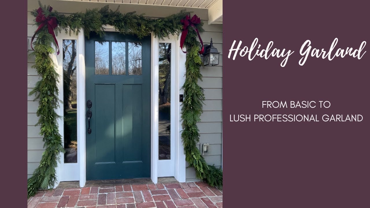 Basic Garland to Professional Lush Garland - a DIY on a budget!