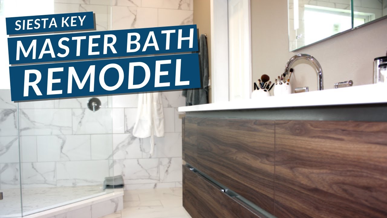 Contemporary Master Bath Remodel on Siesta Drive