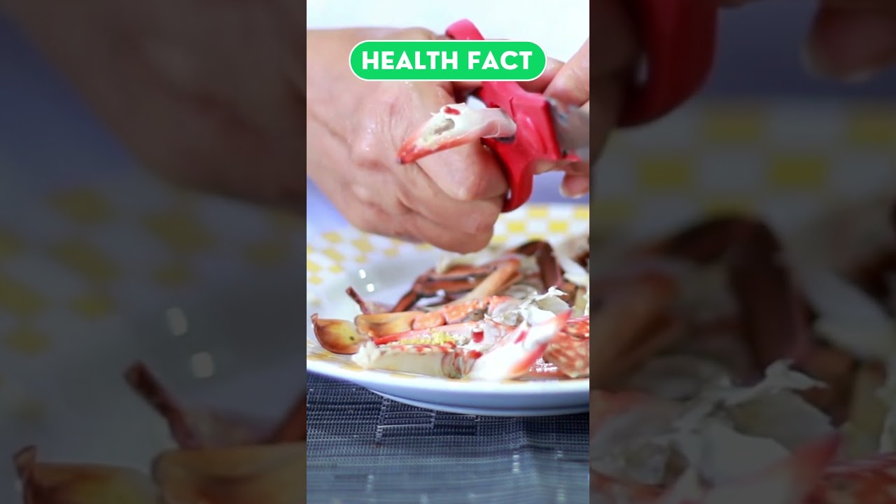 Vitamin B12 Bonanza: Unmasking the Nutritional Wealth of Crab🦀 Meat.! #bayhawk #seafood #crabs #sea