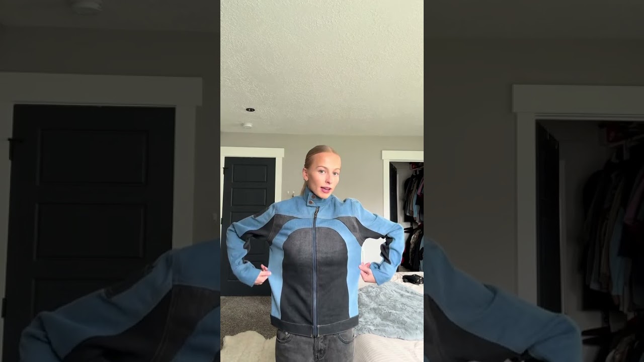 Denim moto try on!!