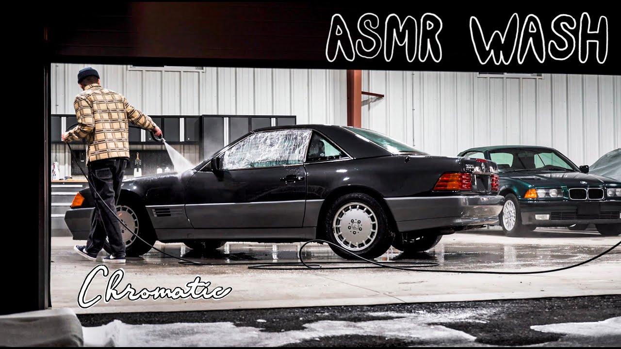 I Think This Is The Best Auto Detailing ASMR Video I Have Filmed - Mercedes R129 Wash