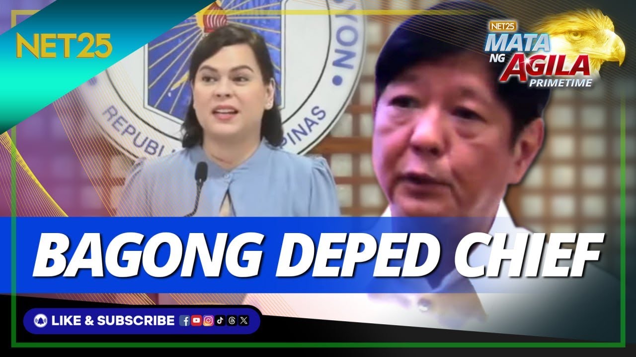 Iaanunsiyo na ni PBBM ang kapalit ni VP Sara sa DepEd | Mata Ng Agila Primetime