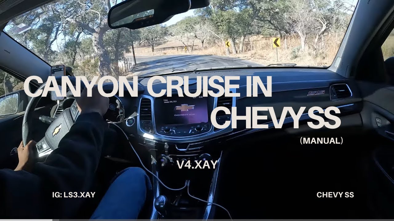 Canyon Cruise in Manual Chevy SS POV (4k)