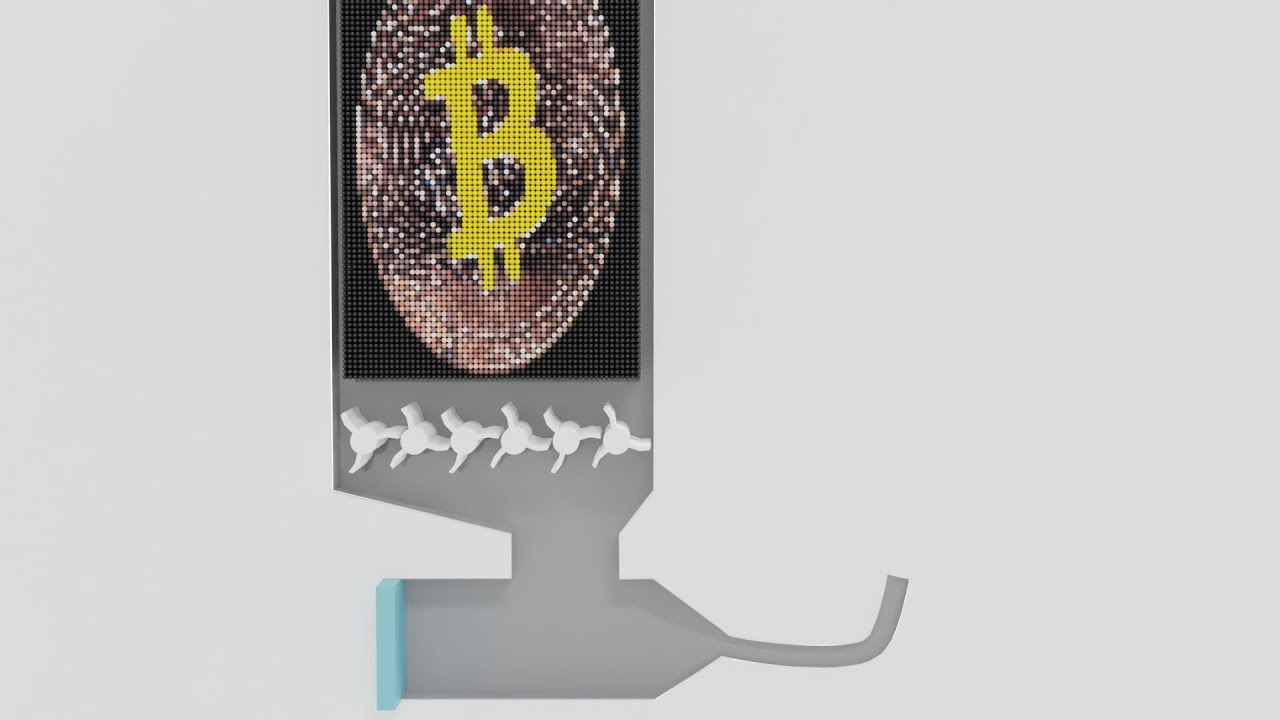 Particle Simulation #88 : Shredder Machine Cryptocurrency