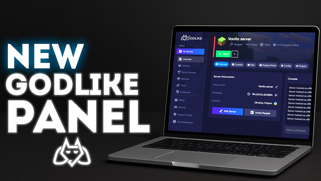 NEW Game Panel Overview | Godlike Host