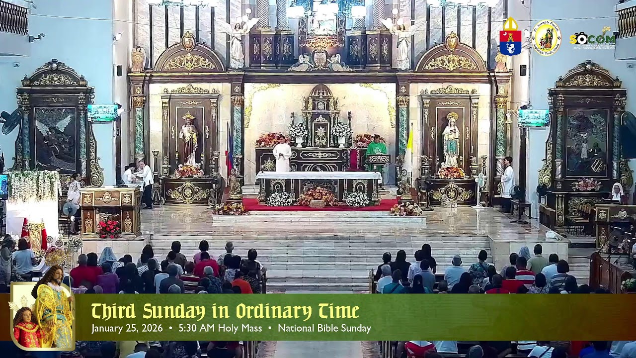 LIVE: Third Sunday in Ordinary Time (January 25, 2026 - 5:30 AM Mass)