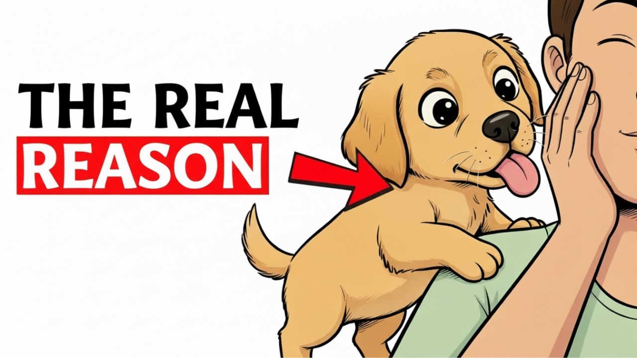 Why Your Dog Licks You? Explained !